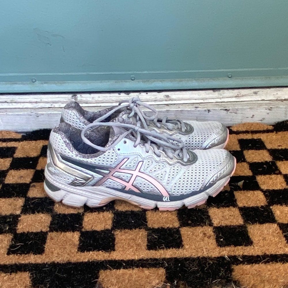 ASICS Gel Enhance Ultra 4.0 Running Sliver Grey & Pink 9 - Picture 7 of 9